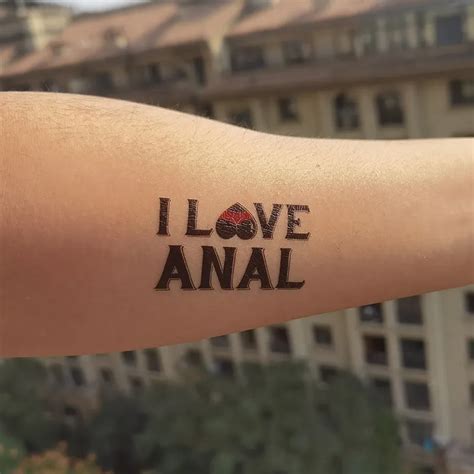Anal tattoo girl
